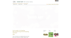 Desktop Screenshot of oshoart.com